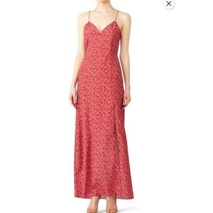 Slate & Willow Rose Vine Maxi Floral Slip Dress